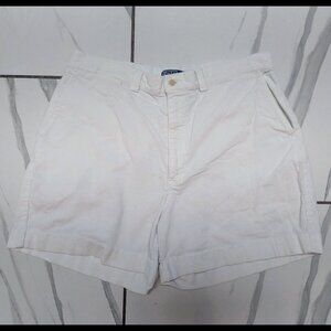 Vintage  Polo Ralph Lauren Corduroy Shorts Mens 35 White Cream